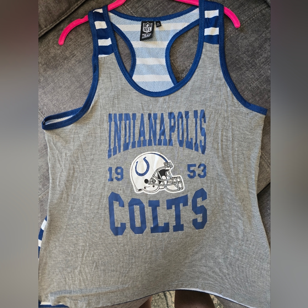 NFL Indianapolis Colts Tank Top - Blue and Gray